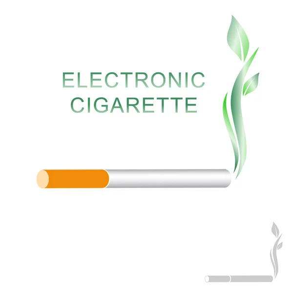 Elektronikus cigaretta — Stock Vector