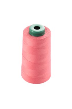 dikiş makinesi beyaz zemin üzerine döndü, rulo.