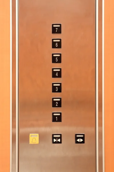 Elevator buttons panel — Stock Photo, Image