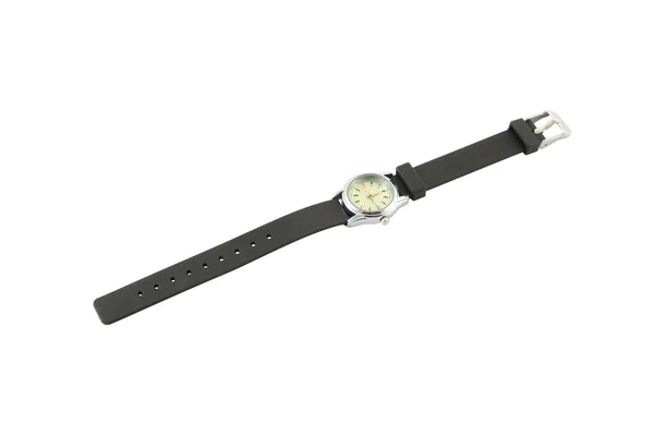 Relógio de pulso para mulher no fundo branco . — Fotografia de Stock