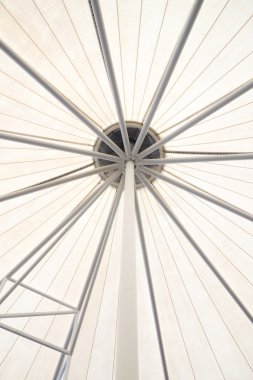 Çelik direk ışık tuval çatı Merkezi.