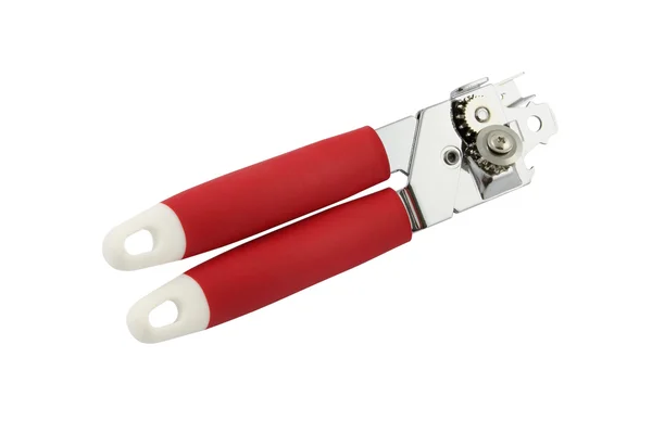 Beyaz arka plan üzerinde twist konserve açacağı kapalı.