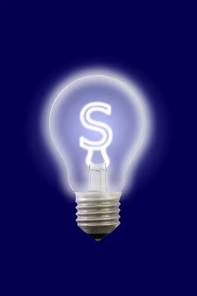 Karakter ragyogás belső elektromos lámpa. — Stock Fotó