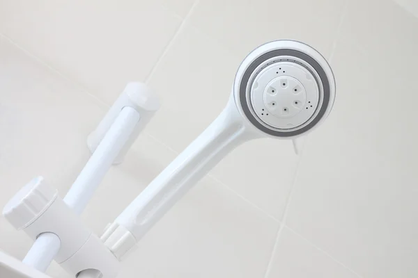 Shower head to upper soft bath room. — Stock Photo, Image