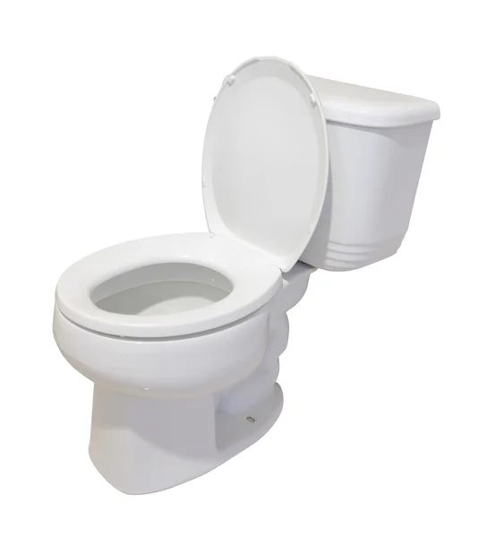 Keramische WC geïsoleerd op witte achtergrond. — Stockfoto