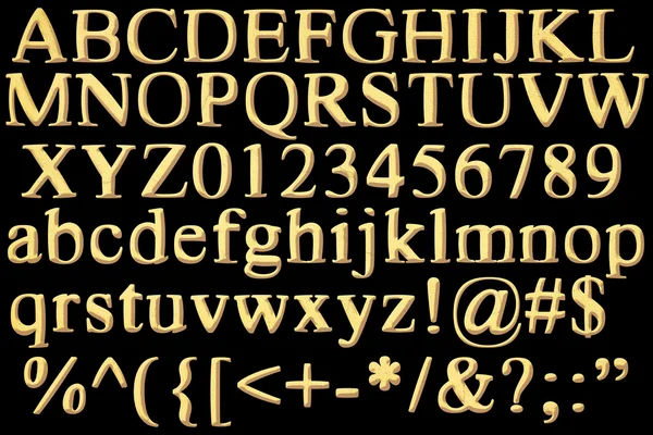 siyah arka plan üzerine İngilizce ekmek bisküvi alfabesi.