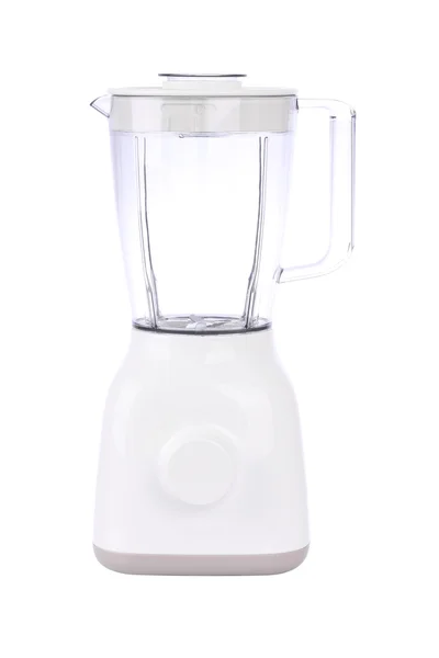 Beyaz zemin üzerinde boş elektrik blender önü. — Stok fotoğraf