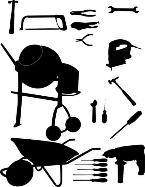 Tools collection — Stock Vector