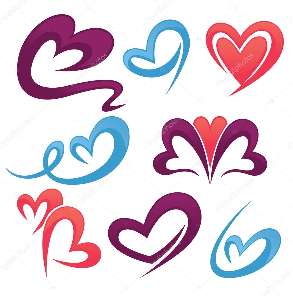 Love and symbols of Valentine day