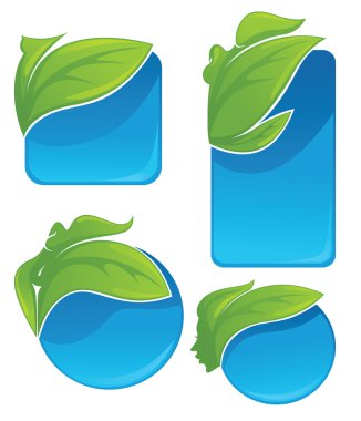 spa ve güzellik sembolleri, çıkartmalar ve etiketleri vektör toplama