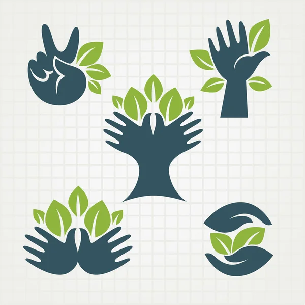 Life in my hands — Stock Illustration Life in my hands Vector Graphics