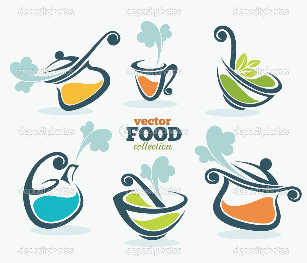 cooking equipment and food symbols