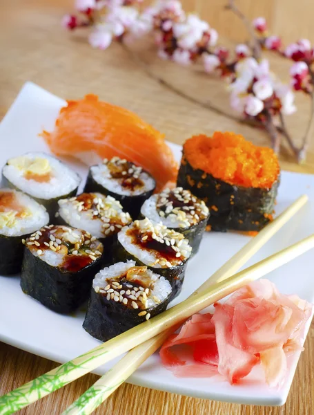 Sushi fresco — Foto de Stock