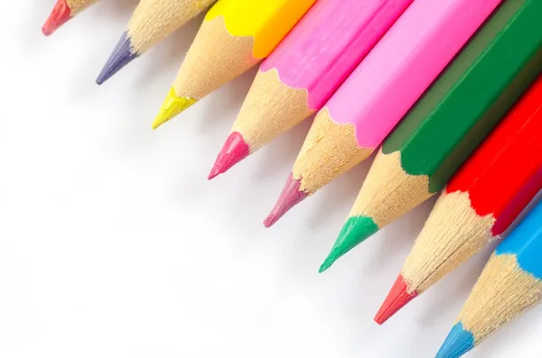 Renkli kurşun kalem — Stok fotoğraf