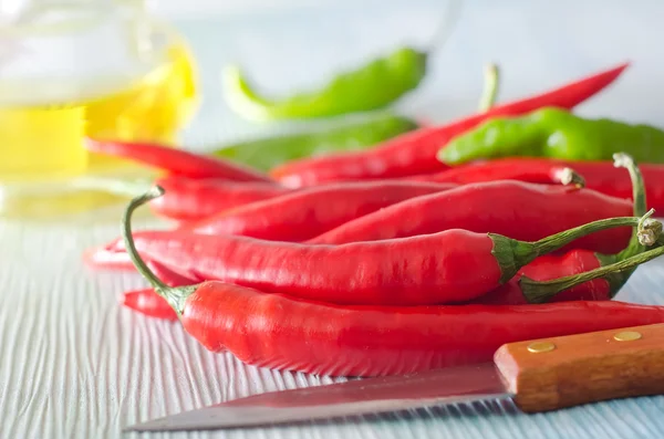 Pimentos de malagueta — Fotografia de Stock