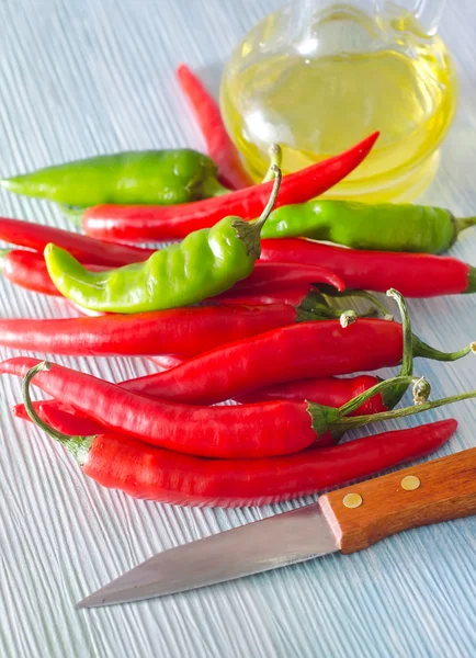 Pimentos de malagueta — Fotografia de Stock