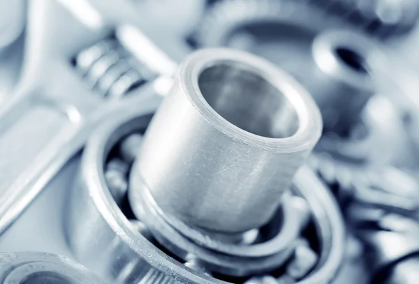 Gears,nuts and bolts — Stock Photo, Image