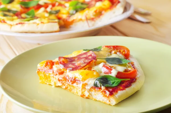 Slice of pizza — Stock Photo, Image