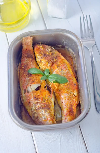 Baked fish — Stock Photo, Image