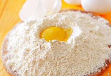 hamur için malzemeler