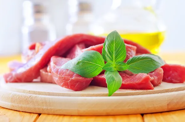 Carne crua — Fotografia de Stock