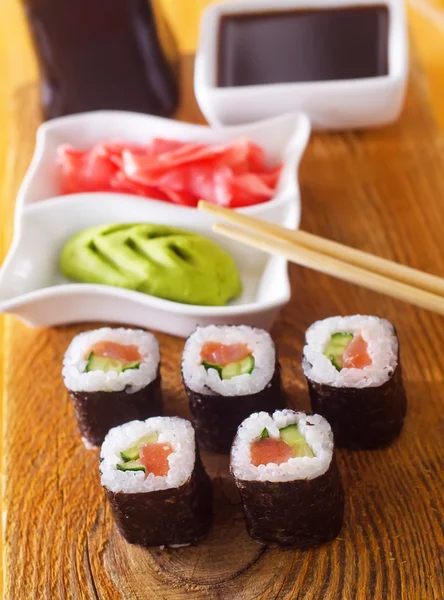 Sushi fresco — Foto de Stock