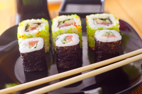 Čerstvé sushi — Stock fotografie