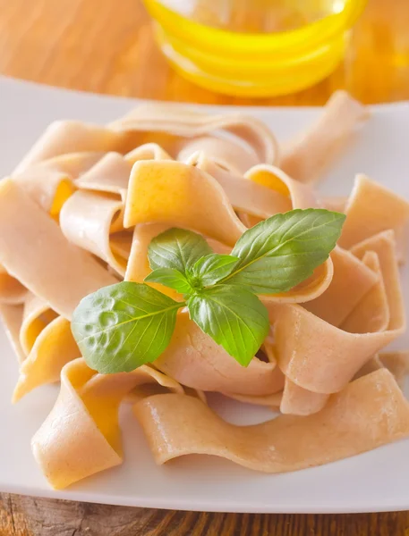 Tagliatelle pasta — Stockfoto