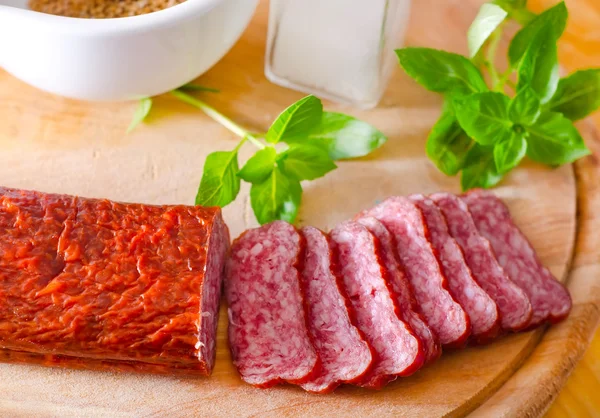 Salami — Stock Photo, Image