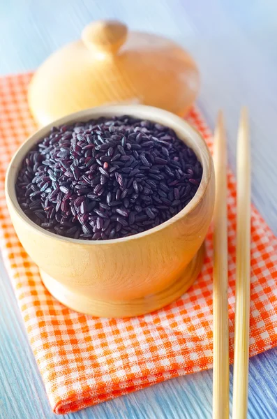 Black rice — Stock Photo, Image