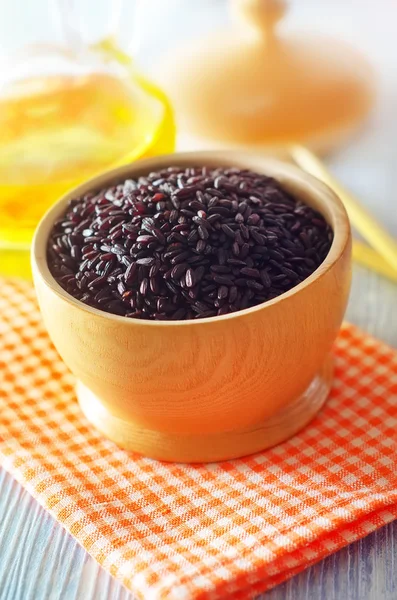 Black rice — Stock Photo, Image