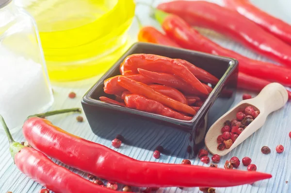 Pimentos de malagueta-vermelha — Fotografia de Stock