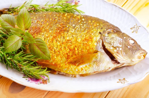 Pesce al forno — Foto Stock