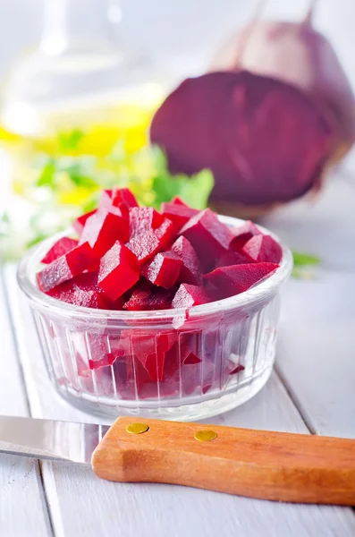 Chopped beets — Stock Photo, Image