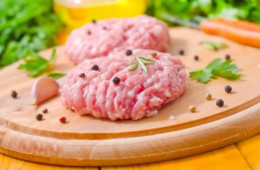 zemin sığır eti hamburger