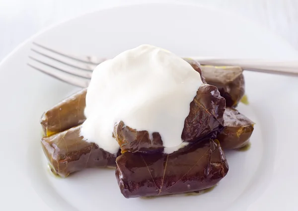 Dolma em uma chapa — Fotografia de Stock