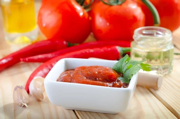 Tomatensoße — Stockfoto