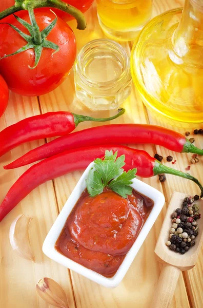 Tomatensoße — Stockfoto