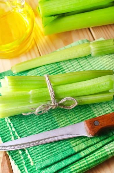Celer na stole — Stock fotografie