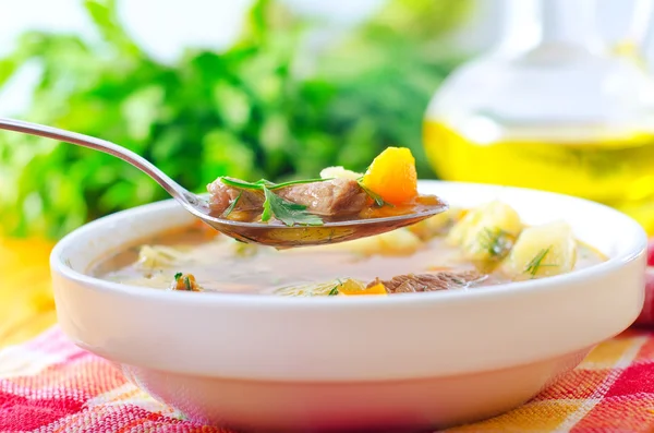 Frische Suppe — Stockfoto