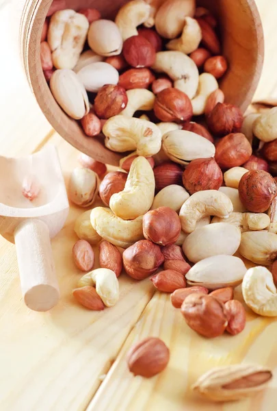 Nuts mixed — Stock Photo, Image