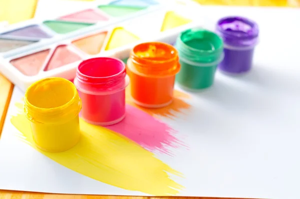Multicolored paint — Stock Photo, Image