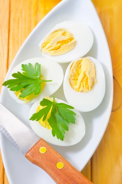 Boiled eggs — Stock Photo, Image