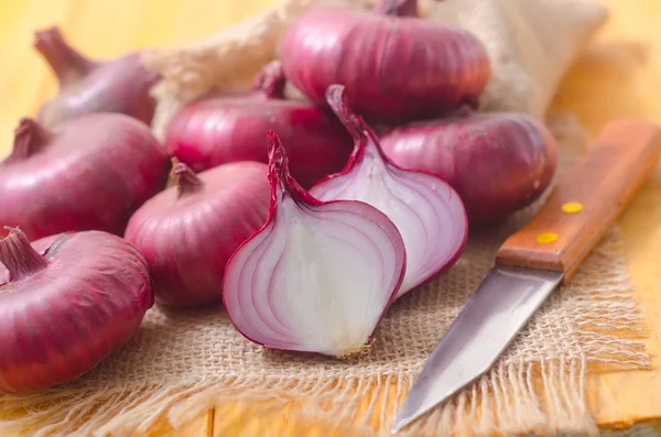 Čerstvé cibule — Stock fotografie