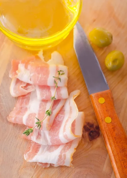 Bacon greggio — Foto Stock