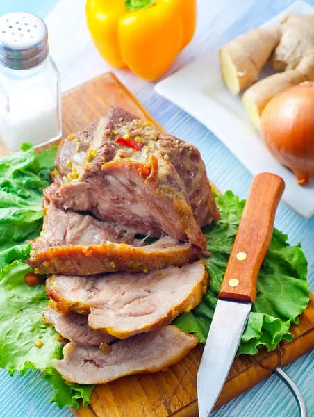 Baked meat — Stock Photo, Image