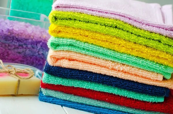 Color towels — Stock Photo, Image