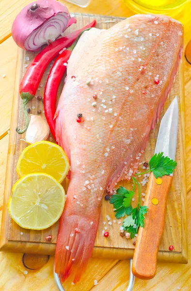 Pescado crudo — Foto de Stock