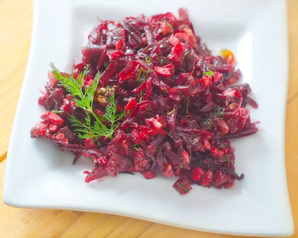 Insalata con barbabietola — Foto Stock