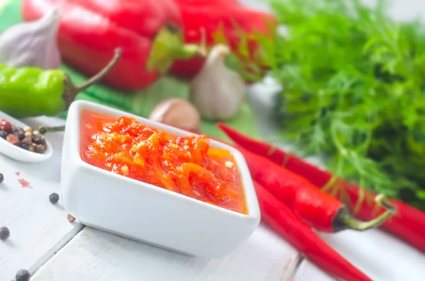 Chilli sauce — Stock Photo, Image